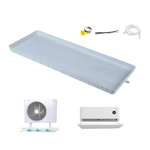 Evite filtraciones con la bandeja de drenaje de plástico para aire acondicionado exterior