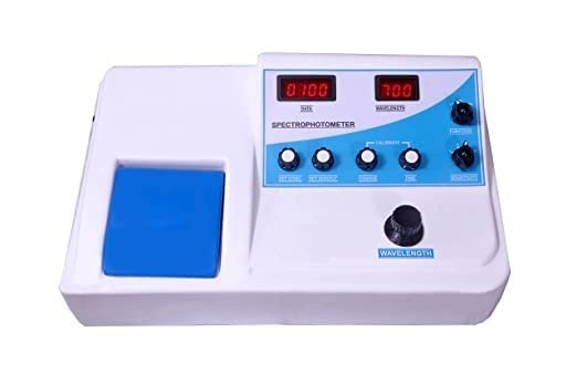 Digital Spectrophotometer (340-960 nm wevlenth) for Chemistry Labs, Pharmaceutical Industries, Colleges and University Labs