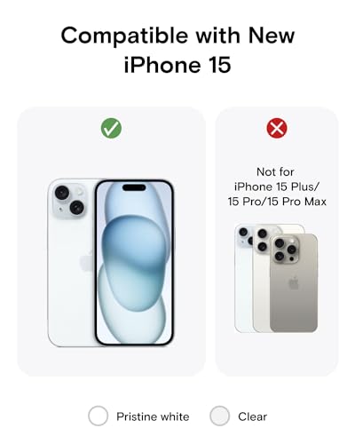 Coque pour iPhone 15 avec MagSafe transparente idéale pour les déplacements quotidiens - 6