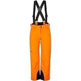 Ziener Kinder ARISU Junior Skihose, Winterhose | Wasserdicht, Winddicht, Warm, neon orange, 104