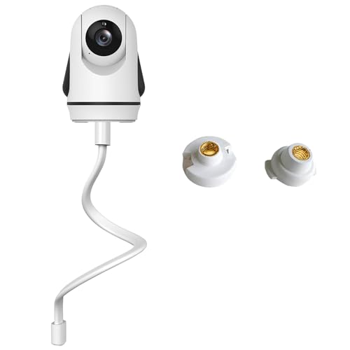 Supporto flessibile per baby monitor compatibile con HelloBaby HB65/HB6550/HB6558/HB66/HB248, ANMEATE SM935E/SM650 Baby Monitor,supporto a clip per baby monitor senza attrezzi o danni alla parete