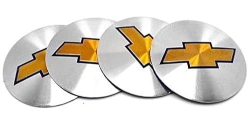 Haocc Loud 56.5mm Chevrolet Wheel Center Cover Sticker Emblem Badge Wheel Hub Caps Centre Cover Silver for Chevrolet Cruze Silverado Volt Malibu Epica Aveo SAIL Captiva Camaro