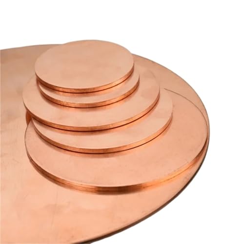 Plaque ronde en cuivre T2 de 1.5mm d'épaisseur pour fabriquer des bijoux DIY
