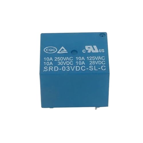 Relais SRD-06VDC-SL-C 5 broches 10A composant commutation électronique basse tension