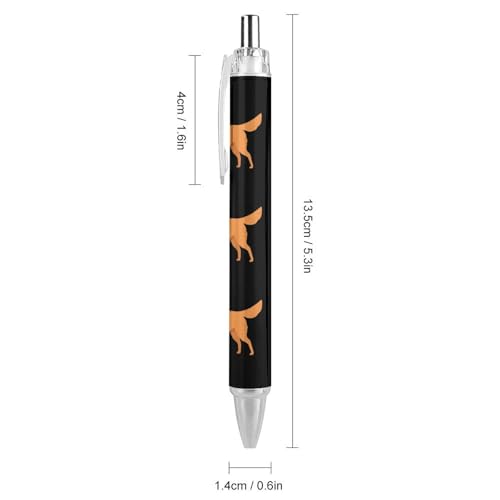 Bolígrafos de Golden Retriever con tinta fina de 0,5 mm retráctil 2