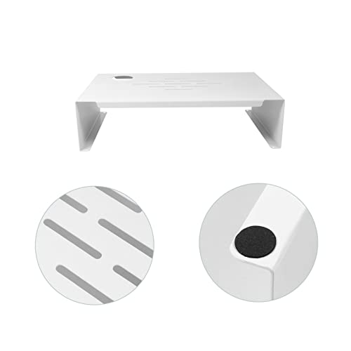 Support pour écran PC et support ordinateur portable ergonomique blanc - 7