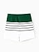 PATPAT Family Matching Swimsuits: Boys' Bathing Suit Quick-Dry Swim Trunks with Elastic Waistband - Daddy and Son Matching Beach Board Shorts for Summer Vacations, Green, Boy, 8-9 Years