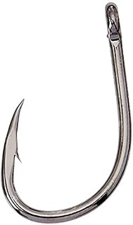 Gamakatsu 25 Pack Live Bait Hook (Black, 1/0)