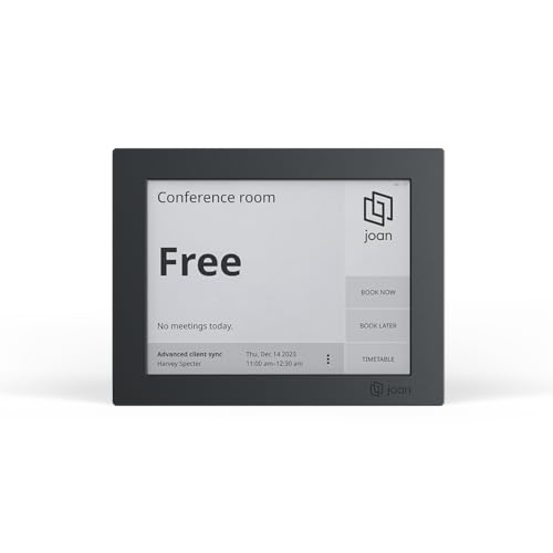 Joan 6 RE Black Wireless E Ink Touch Organizer