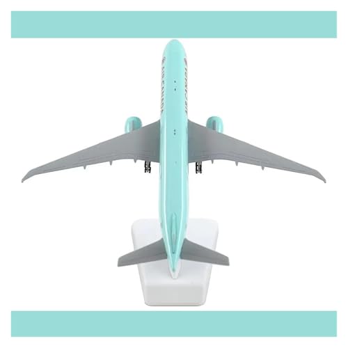 Boeing B777 modelo de avión metálico terminado de 20 cm para decorar sin montar 2