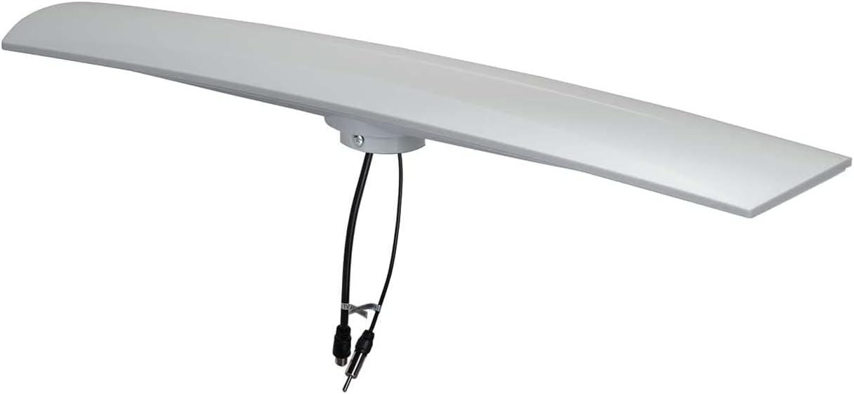 RV Omni Directional Amplified TV/AM/FM Antenna & Distribution Plate - Enhanced Entertainment & Signal Clarity