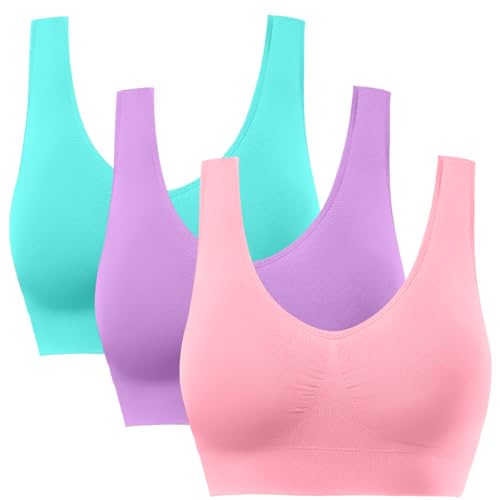 Image of BESTENA Sports Bras for Women, Seamless Comfortable Yoga Bra with Removable Pads