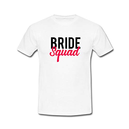 Designer UnicornBride Squad Printed Polyester Unisex tee (White)