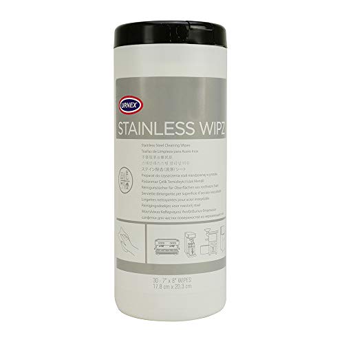 Urnex Stainless Wipz - Stainless Steel Cleaning Wipes