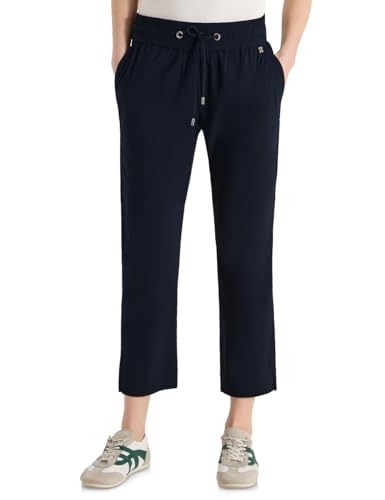 Cecil Mid Waist Slim Leg Hose im Casual Fit universal Blue 2X