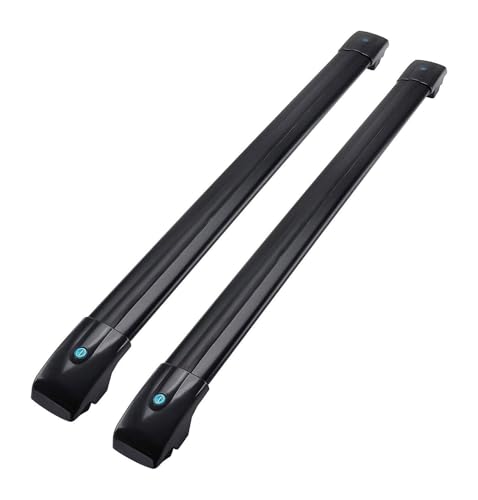 Barres de toit transversales noires pour rails Toyota BZ Woodland 2026