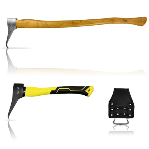Xforst Sapie à Main #/ Sappie avec Support de Ceinture X-P500L et X-P50BX de 73 cm + Petit modèle de 38 cm. Idéal pour la manutention de Bois, Troncs de Bois et de bûches. Outils Forestiers