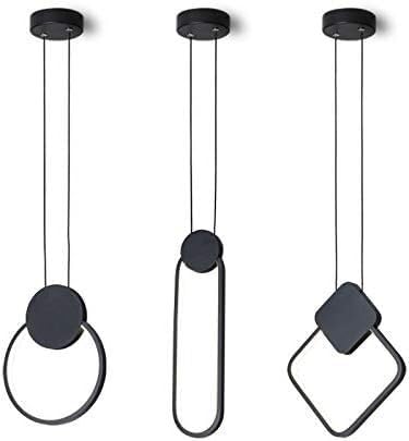 PCLXQ Luces colgantes, Luminaria Led Lámpara De Noche - Dormitorio Minimalista Moderno Colgante Una Sola Cabeza Luz Suspensión Aluminio Sala Estar Comedor Decorativa