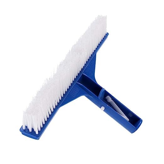 PETSON Pool System Pool Clean Heavy Duty Wall Brush, Pool Brushes Swimming Pool Wall Brush Set 10 Inch Extra‑Wide Brush Head for Cleaning Wall Tiles Floors