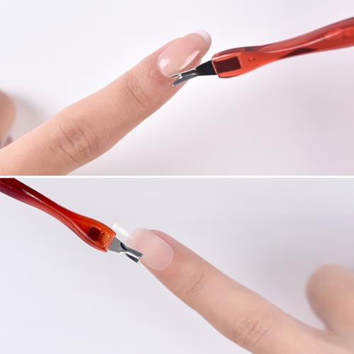 KADS 5 peças, aparador de cutículas, empurrador de cutículas, removedor de facas de pele morta, ferr