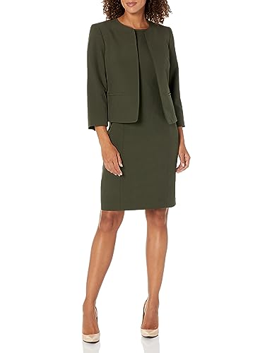 Women's Cardigan Jacket/Sheath Dress Suit