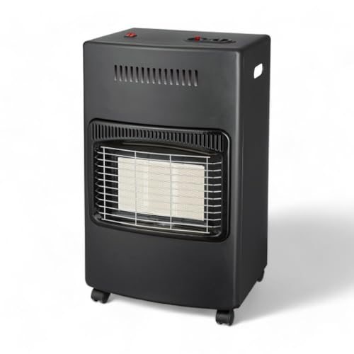 Briconess.com Poêle à gaz infrarouge ventilé avec trois éléments céramiques d'intérieur 4200 Watt