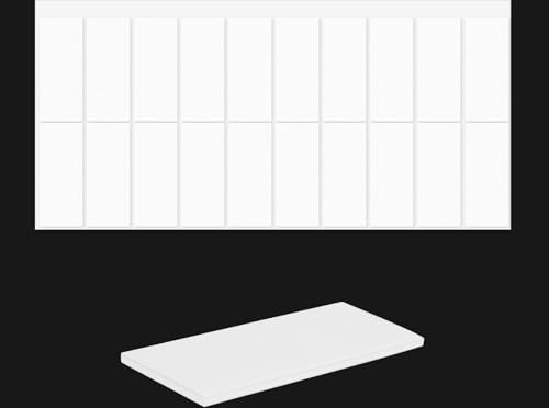 Image of MakerHawk 20 PCS Double Sided Adhesive Pads Heavy Duty EVA Foam Strips for Lithium Battery Bonding with Development Boards Lora Meshmastic Device (White, 1.2mm Thickness)
