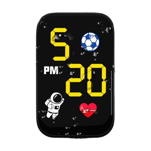 Reloj Digital Para Motocicleta - Reloj LED De 4,6x3,1x0,9 Cm Resistente Al Agua 50 M Con Almohadilla Adhesiva Para Salpicadero De Coche | Digital Para Coche Luminoso Para Moto Quad Autocaravana