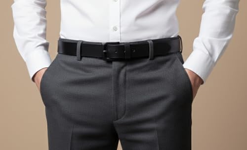 Image of WildHorn Leather Belt for Men | Casual Leather Belt For Men | Free Size | Adjustable I 48 inches length | Waist upto 44 inches.
