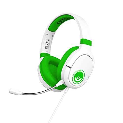 Image of OTL Technologies PK0863 Pokemon Poke Ball White Pro G1 Wired Gaming Headphones