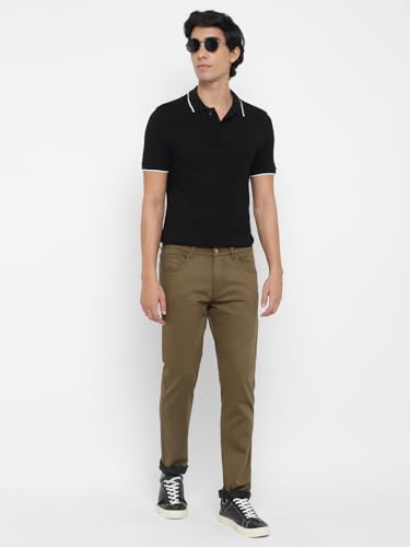 Image of Allen Cooper Slim Fit Strechable Denim Jeans for Men