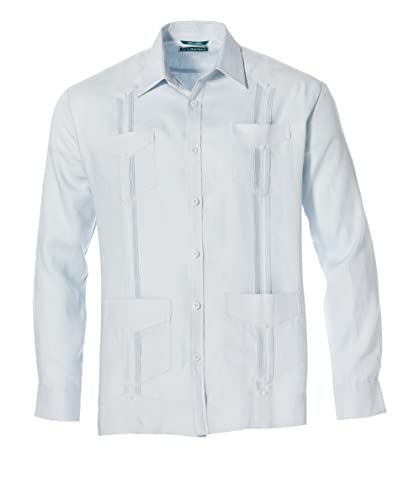 Image of Cubavera Men's Long-Sleeve 100% Linen Guayabera