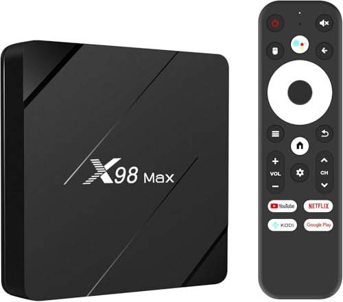 Android 10.0 TV Box, Android Box mit 2GB RAM 8GB ROM Allwinner H313 Quad-Core 64-Bit-ARM Corter-A53-CPU 4K Auflösung 2.4/5.8GHz WiFi 100M LAN Enternet 3D HDR Smart TV Box