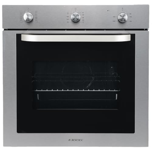 Horno Encastrable Jocel JFE019042, Capacidad del horno 70L, Potencia 2800W, Clase A, Inox