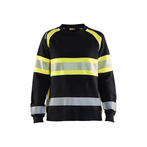 Sudadera alta visibilidad de mujer con bandas reflectantes Blaklader 3409 S negra
