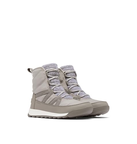 SOREL Women's Whitney ll Plus Lace Waterproof Boot - Chrome Grey, Quarry - 8
