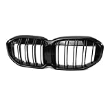 Car Front Radiator Grilles For BMW 1 Series F40 116i 118i 120i 128ti For M135i XDrive 2019 To 2024 Glossy Black Car Racing Grills Front Bumper Kidney Grill Vent Grille(Glossy Black 2) - Image 1