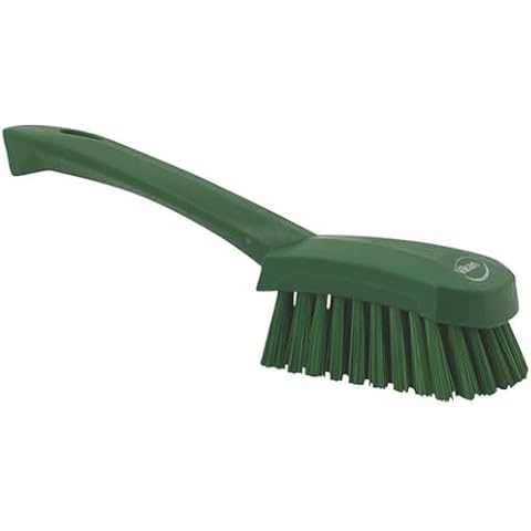 Vikan 41922 Green Scrubbing Brush with Grip Cover