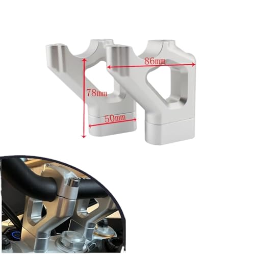 Abrazadera elevadora de manillar de 32 mm para evitar dolor lumbar 6