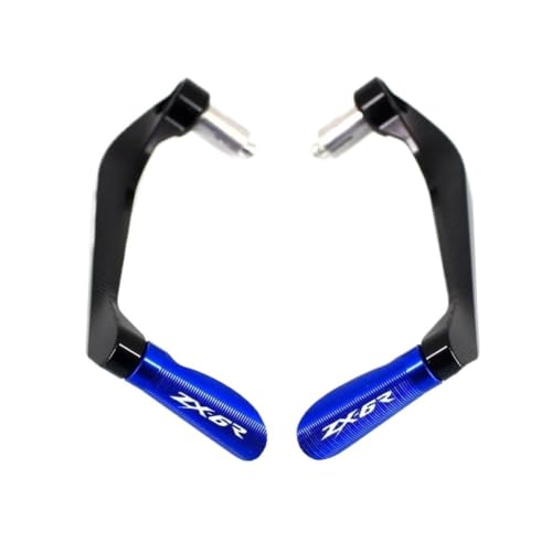 Freno palanca de embrague protector de mano y manillar para moto ZX6R azul