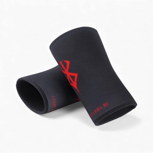 ZENXLIFTING Berserk Knee Sleeves 7mm - Guts Design Stiff Neoprene