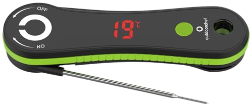 Outdoorchef Easy Check Quick digitales Grillthermometer - schnelles Einstechthermometer mit LCD, BBQ Fleischthermometer für Grill, Ofen & Küche - präzise Temperaturmessung