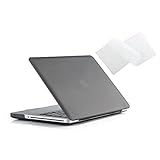 MacBook Pro 13 Case 2012 2011 2010 2009 Release A1278, Ruban Hard Case Shell Cover and Keyboard Skin Cover for Apple MacBook Pro 13 Inch with CD-ROM - Grey