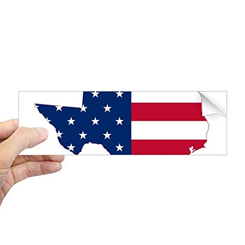 Mapa de Texas en adhesivo rectangular para decoración de carpetas y zonas de estudio