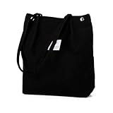 Borsa tote in velluto con tasca interna