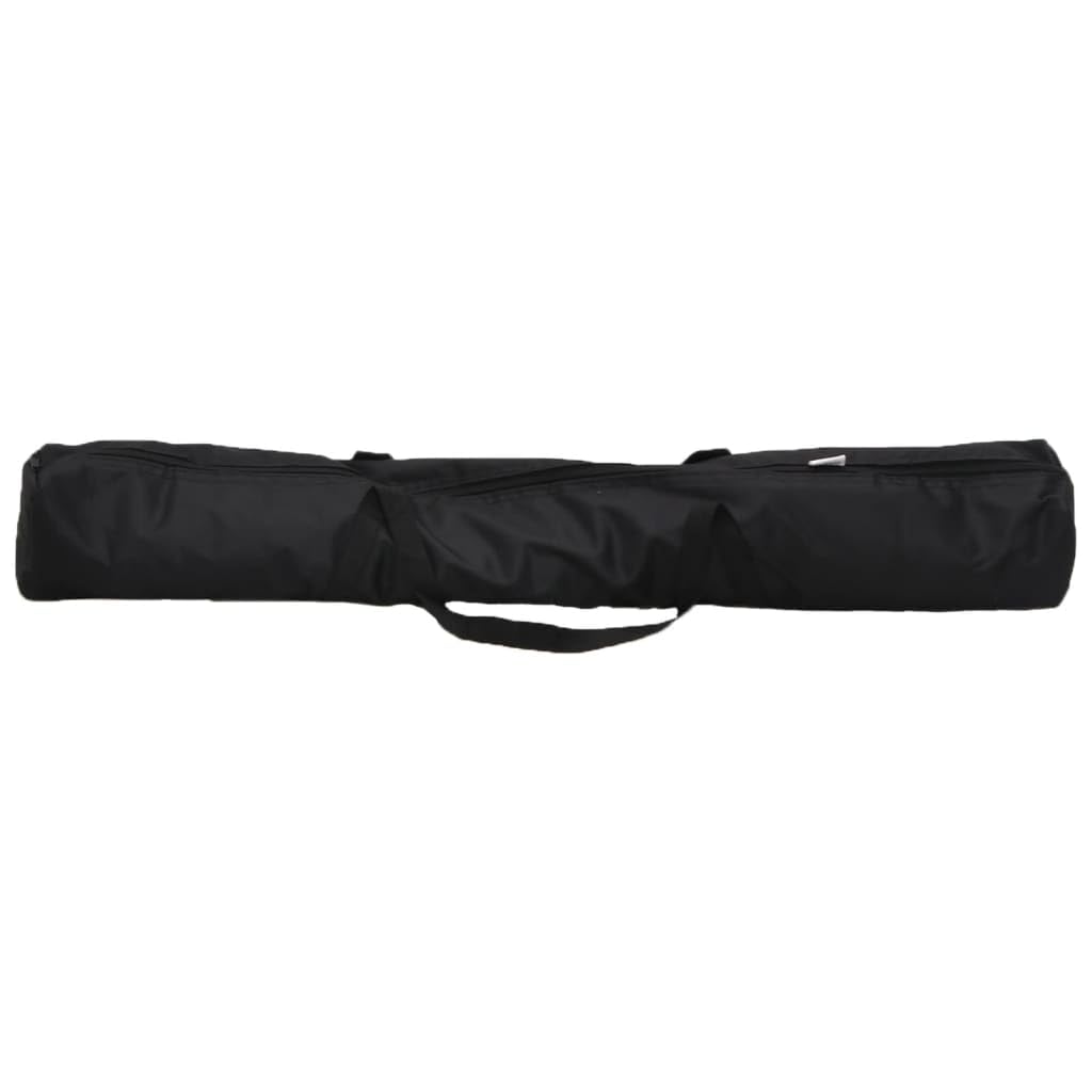 Mangloder - Treppiede per sfondo nero, 305 x 243 cm, in acciaio, regolabile, per studio fotografico, palchi, presentazioni, matrimoni, feste, con borsa per il trasporto, portata fino a 8 kg, versatile