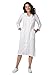 Adar Uniforms Universal Scrub Dress for Women - Embroided Collar 2801 White 16