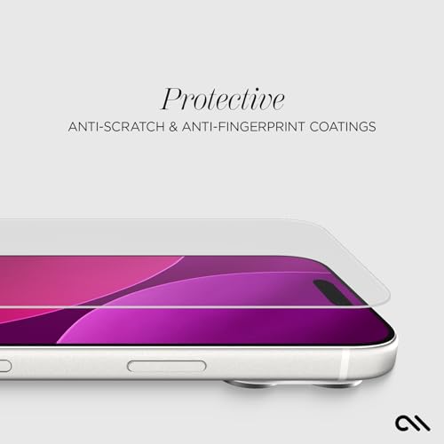 Protection écran iPhone 17 Pro Case-Mate anti-bulle et anti-rayure avec guide de pose