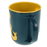 Cabilock Tragbarer Zahnbürstenbecher Delfinform Bpa Freier Kunststoff Großer Badezimmerbecher mit Henkel für Reisen Unzerbrechlich Dunkelblau