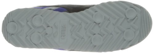 PUMA Men's Roma Basic Dip Dye Classic Sneaker,Spectrum Blue/Limestone Gray/Electric Green,11.5 M US